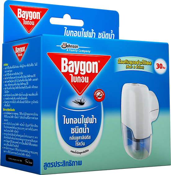 ไบกอนเครื่องไล่ยุงไฟฟ้าชนิดน้ำกลิ่นยูคาลิปตัส